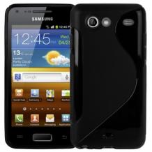 Силиконов калъф S Style за Samsung i9070 Galaxy S Advance - Черен