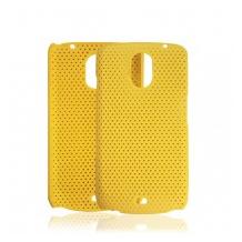 Заден предпазен капак / твърд гръб / Perforated Style за Samsung Galaxy Nexus i9250 - жълт