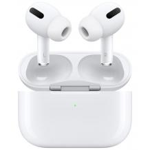 Безжични Bluetooth слушалки Apple AirPods Pro / handsfree / - бели