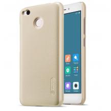 Луксозен твърд гръб за Xiaomi RedMi 4X - Nillkin / златист