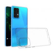 Луксозен силиконов калъф / гръб / TPU 2.0mm за Samsung Galaxy A03s - прозрачен