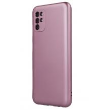 Силиконов калъф / гръб / TPU кейс Metallic Cover за Samsung Galaxy A13 4G - розов