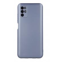 Силиконов калъф / гръб / TPU кейс Metallic Cover за Samsung Galaxy A13 4G - светло син