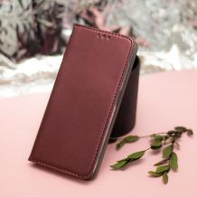 Кожен калъф Flip тефтер Magnet Book със стойка за Samsung Galaxy A26 5G - бордо