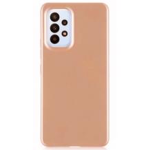 Силиконов калъф / гръб / TPU кейс за Samsung Galaxy A53 5G - Rose Gold / мат