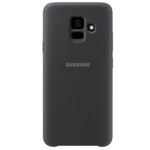 Оригинален гръб Silicone Cover за Samsung Galaxy A6 2018 - черен