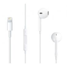 Стерео слушалки / Lightning Output Earpod Earphone / за Apple iPhone 7 /Apple iPhone 7 Plus - бели
