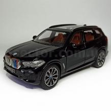 Метална кола с отварящи се врати капаци светлини и звуци BMW X5 1:24