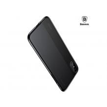 Оригинален твърд гръб Baseus Half to Half Case за Apple iPhone X - черен