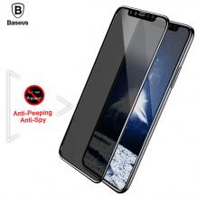 3D full cover Tempered Glass Screen Protector Baseus Anti-peeping Apple iPhone 7 / iPhone 8 / Извит стъклен скрийн протектор Baseus Anti-peeping за Apple iPhone 7 / iPhone 8 - черен