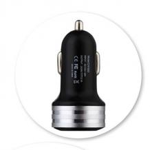 Универсален комплект за кола BASEUS - стойка за вентилация + 12V адаптор + USB дата кабел 2 в 1 - черен