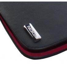 Оригинален кожен калъф за Nokia 701 - черен Slip