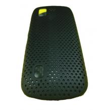 Перфориран калъф за Nokia Asha 300 - Черен