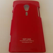 Твърд гръб / капак / SGP за Sony Xperia Ion Lt28i - червен