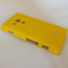 Твърд гръб / капак / SGP за Sony Xperia Acro S / LT26W - жълт