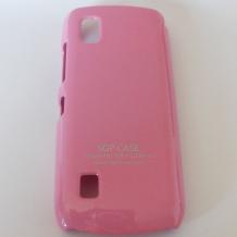Твърд гръб / капак / SGP за Nokia Asha 300 - розов