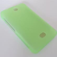 Силиконов калъф / гръб / TPU за Nokia Asha 501 / Asha 501 Dual - зелен / мат