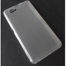 Силиконов калъф / гръб / TPU за Sony Xperia Z1 Compact - прозрачен