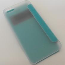 Луксозен кожен калъф Flip тефтер S-View Remax Leather case за Apple iPhone 5 / iPhone 5S - син