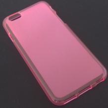 Силиконов калъф / гръб / TPU за Apple iPhone 6 4.7'' - розов / мат