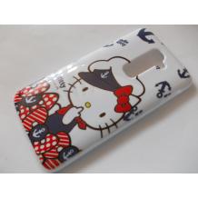 Заден предпазен твърд гръб / капак / за LG Optimus G2 / LG G2 - Hello Kitty Art 2
