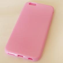 Силиконов калъф / гръб / TPU за Apple iPhone 6 4.7'' - розов / гланц