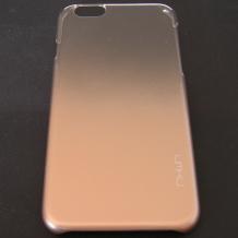 Твърд гръб / капак / UMKU за Apple iPhone 6 4.7'' - прозрачен със златисто / гланциран