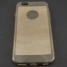 Силиконов калъф / гръб / TPU за Apple iPhone 6 4.7" - златист