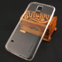 Ултра тънък силиконов калъф / гръб / TPU Ultra Thin  PHNT Design за Samsung G900 Galaxy S5 / Galaxy S5 Neo G903 - прозрачен 