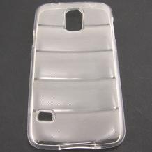 Силиконов гръб / калъф / TPU 3D за Samsung G900 Galaxy S5 - прозрачен