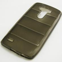 Силиконов гръб / калъф / TPU 3D за LG G3 D850 - черен
