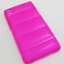 Силиконов гръб / калъф / TPU 3D за Sony Xperia Z1 L39h - розов