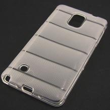 Силиконов калъф / гръб / TPU 3D за Samsung Galaxy Note 4 N910 - прозрачен