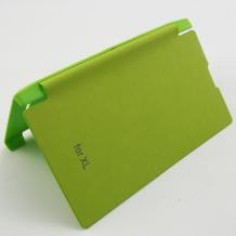 Кожен калъф Flip Cover за Nokia XL - зелен