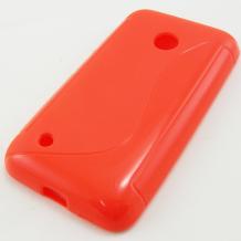 Силиконов калъф / гръб / TPU S-Line за Nokia Lumia 530 - червен