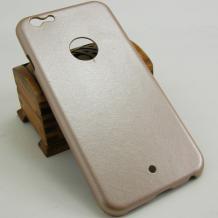 Твърд гръб / капак / за Apple iPhone 6 Plus 5.5'' - златист / змийска кожа