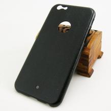 Твърд гръб / капак / за Apple iPhone 6 Plus 5.5'' - черен / змийска кожа