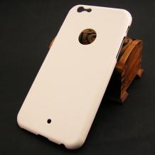 Твърд гръб / капак / за Apple iPhone 6 Plus 5.5'' - бял / змийска кожа