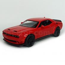 Метална кола с отварящи се врати капаци светлини и звуци Dodge Charger Challenger Hellcat 1:32