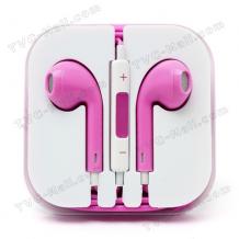 Стерео слушалки /Handsfree/ 3,5mm - розови