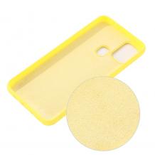 Луксозен силиконов калъф / гръб / Nano TPU за Huawei Y6p - жълт