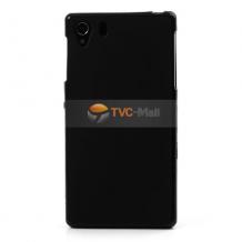 Силиконов калъф / гръб / TPU за Sony Xperia Z1 L39h - черен / мат