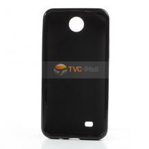 Силиконов калъф / гръб / TPU за HTC Desire 300 - черен / мат