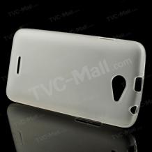 Силиконов калъф / гръб / TPU за HTC Desire 516 / D516w - прозрачен / мат