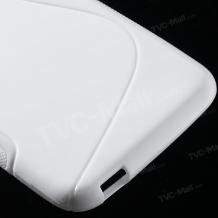 Силиконов калъф / гръб / TPU S-line за HTC Desire 816 - бял
