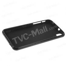 Силиконов калъф / гръб / TPU за HTC Desire 816 - черен / мат