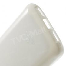 Луксозен силиконов гръб / калъф / TPU Mercury за LG G2 Mini D620 - JELLY CASE Goospery / бял с брокат