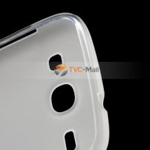 Силиконов гръб / калъф / TPU за Samsung Galaxy Core i8260 / i8262 - прозрачен / мат