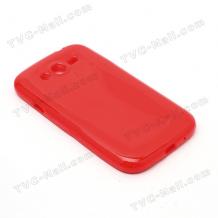 Силиконов гръб / калъф / ТПУ за Samsung Galaxy Grand I9080 / I9082 / Grand Neo i9060 - червен