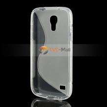 Силиконов гръб / калъф / ТПУ S-Line за Samsung Galaxy S4 mini I9190 / I9195 / I9192 - прозрачен